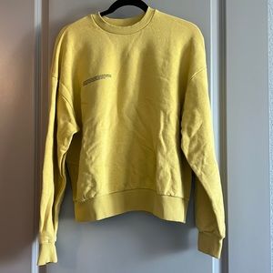Pangaia Yellow Crewneck sweatshirt